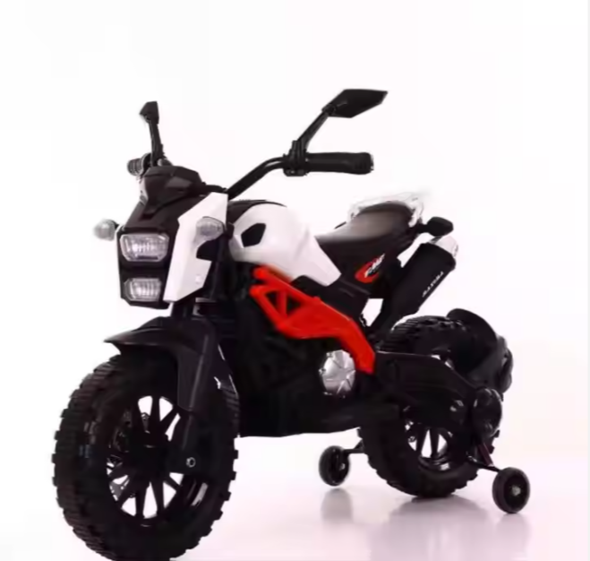 Moto Électrique DLS 12V pour Enfants - Pilotable &amp;amp; Musicale