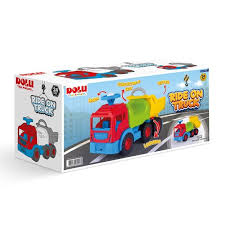 Camion à Benne Porteur Enfant DOLU – Ride-On Dump Truck | Jouet Motricité