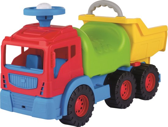 Camion à Benne Porteur Enfant DOLU – Ride-On Dump Truck | Jouet Motricité