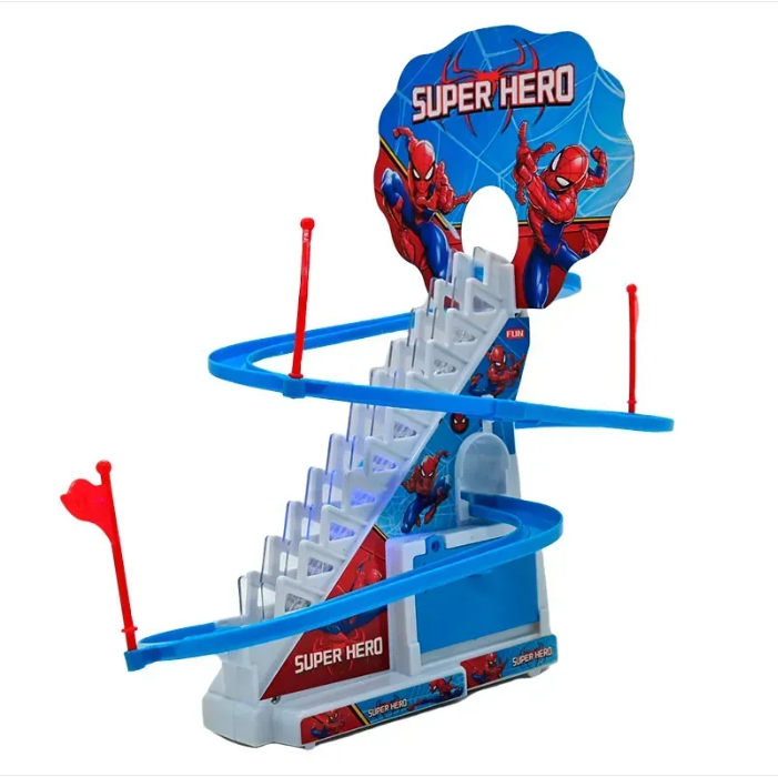 Jouet d'escalier à piles SUPERMAN