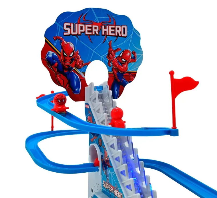 Jouet d'escalier à piles SUPERMAN