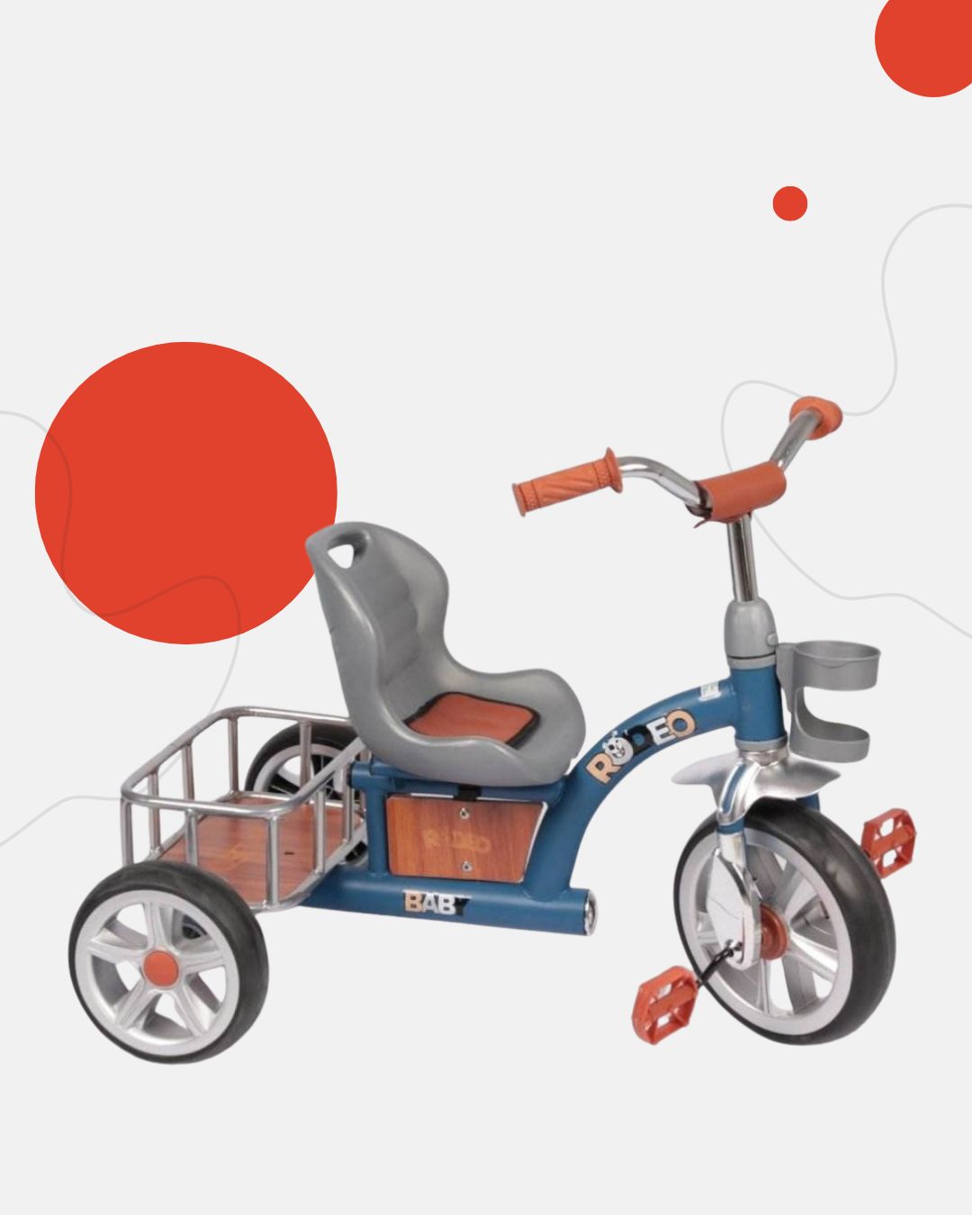 Tricycle enfant avec panier