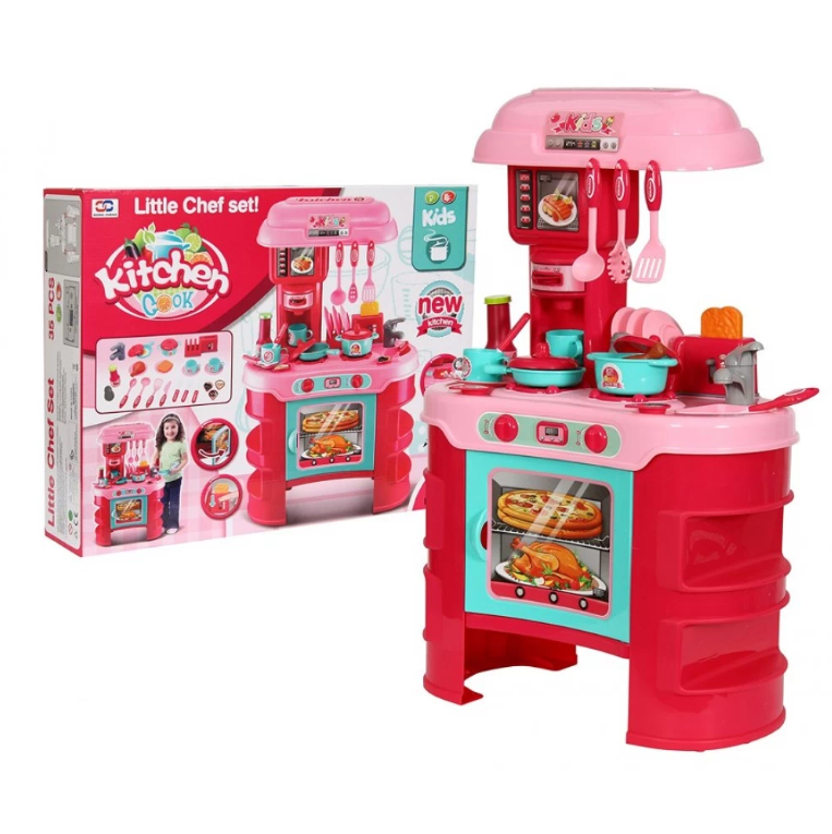 "Little Chef Kitchen Set" - Cuisine Jouet Complète pour Enfants