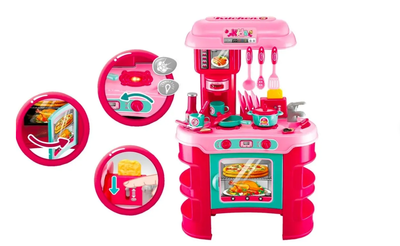 "Little Chef Kitchen Set" - Cuisine Jouet Complète pour Enfants