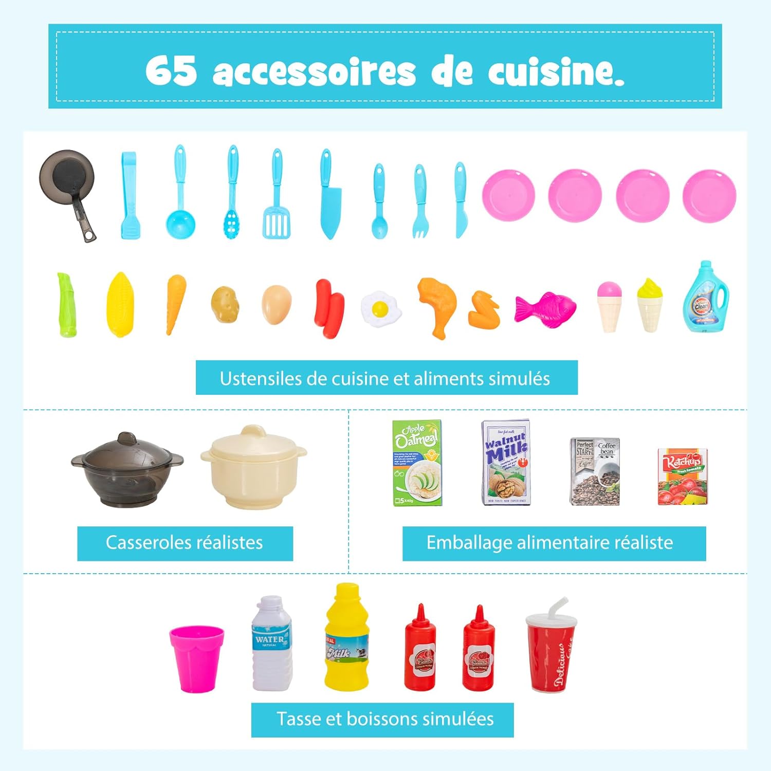 "Talented Chef Ultimate Kitchen" - Cuisine Jouet Professionnelle avec Effets Réalistes