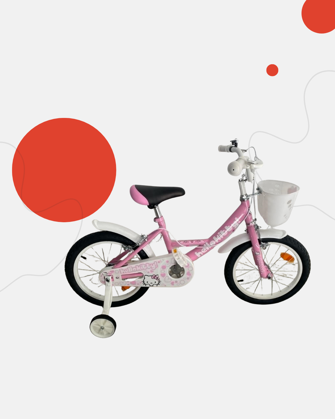 Vélo Hello Kitty 14 pouces – fille