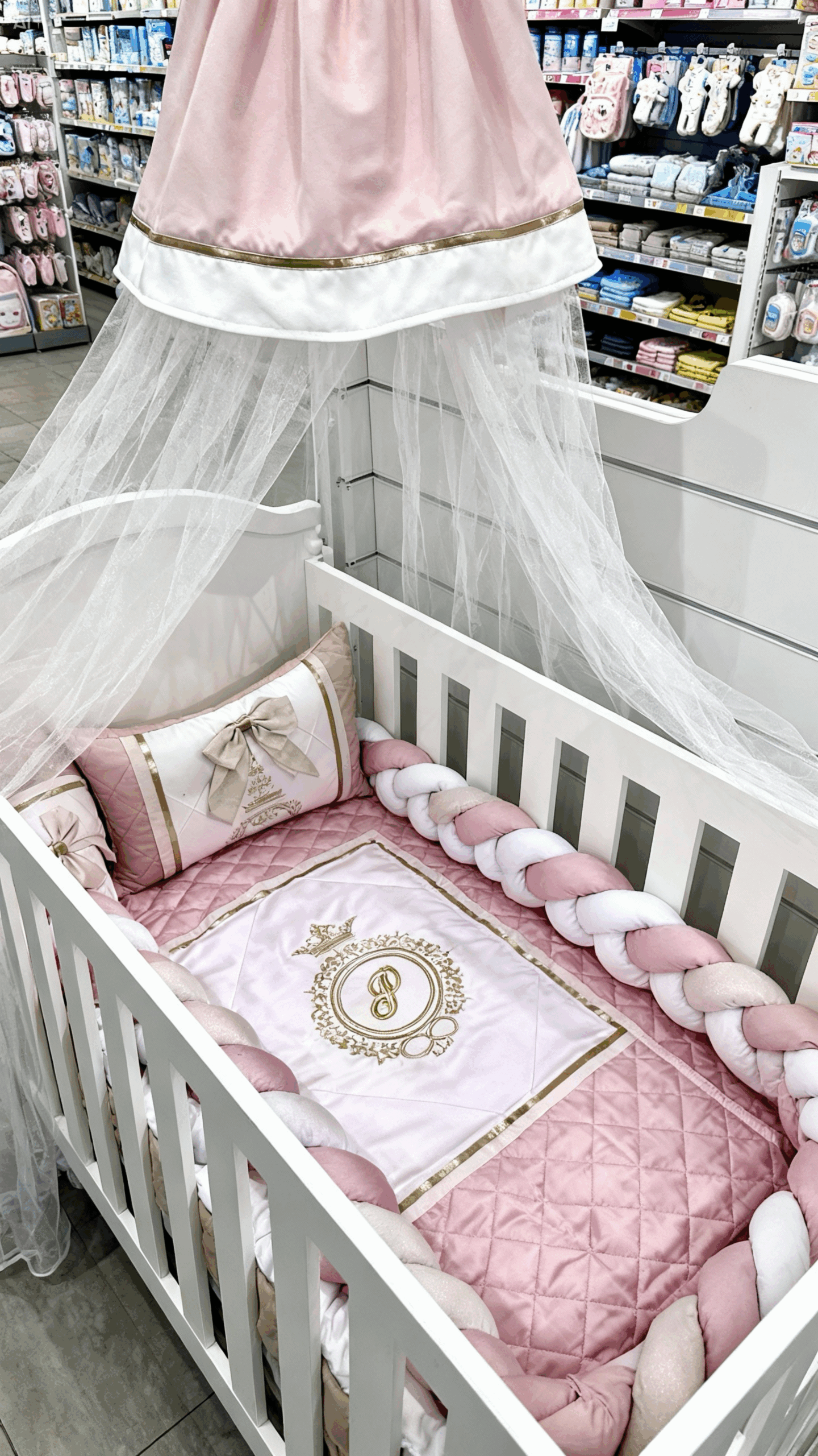 Couette + tour renard pour bébé