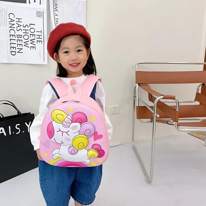 Sac à Dos Licorne Fille - Modèle "Be Happy" en Relief | Nour-Toys