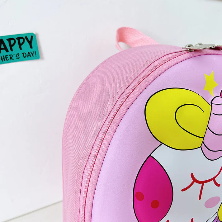 Sac à Dos Licorne Fille - Modèle "Be Happy" en Relief | Nour-Toys