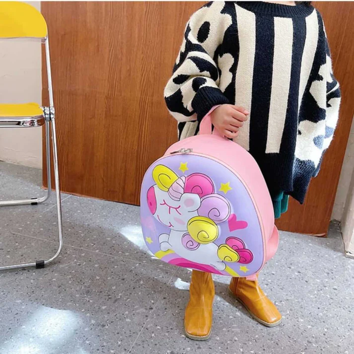 Sac à Dos Licorne Fille - Modèle "Be Happy" en Relief | Nour-Toys