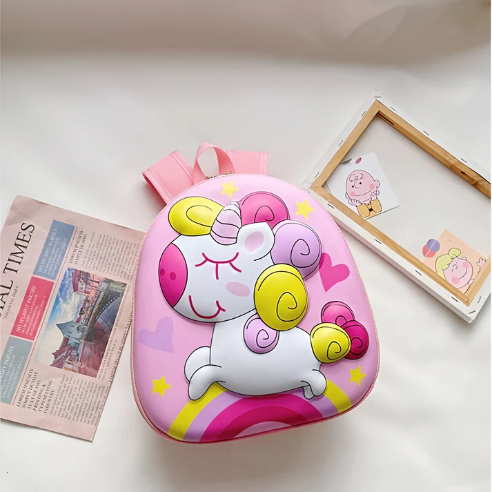 Sac à Dos Licorne Fille - Modèle "Be Happy" en Relief | Nour-Toys