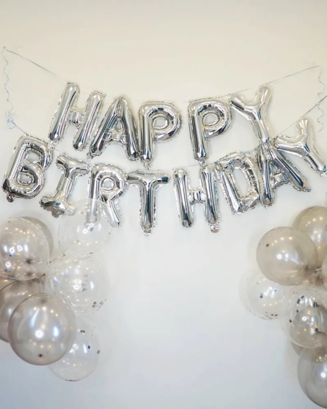 ÉTIQUETTE PRODUIT - BALLONS "HAPPY BIRTHDAY"