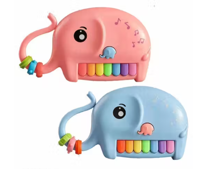 Piano Éléphant Multifonction "Rainbow Keys"