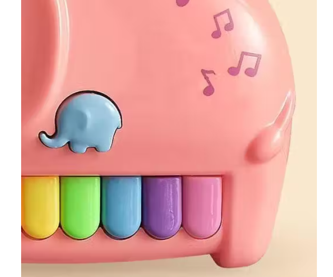 Piano Éléphant Multifonction "Rainbow Keys"