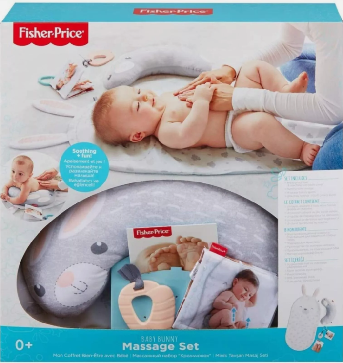 Coffret Massage et Éveil Bébé Lapin - Fisher-Price