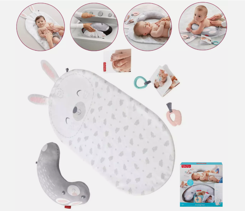 Coffret Massage et Éveil Bébé Lapin - Fisher-Price