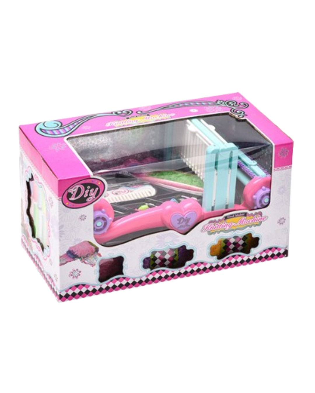Kit de Tissage DIY pour Enfants – Machine à Tricoter Créative