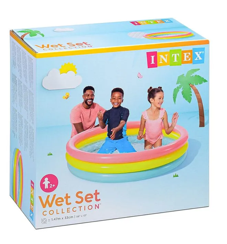 Piscine Gonflable Arc-en-Ciel – Intex Wet Set Collection