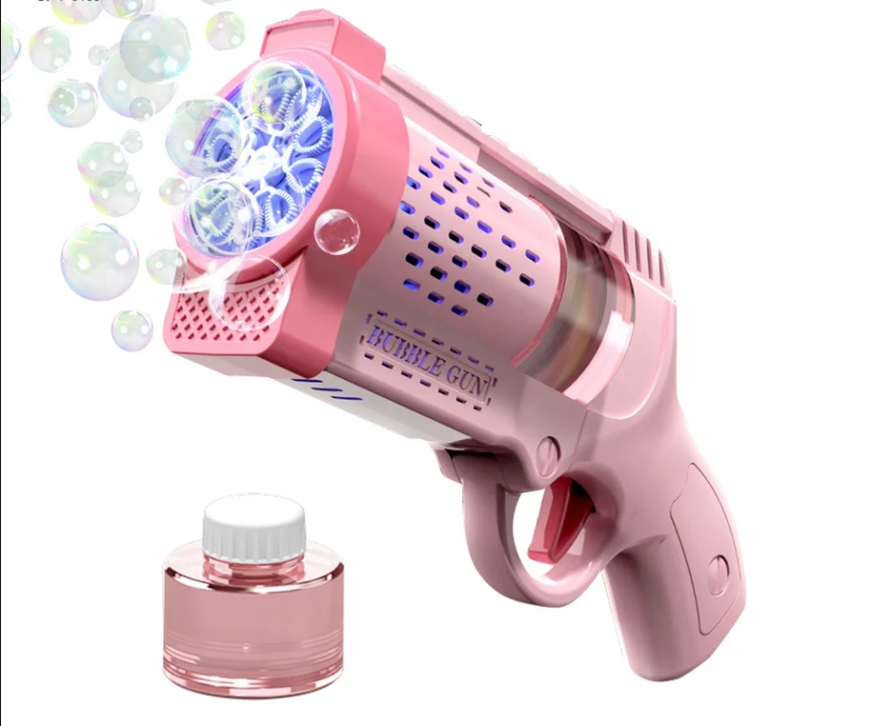 Revolver à Bulles "Wild West" - Pistolet à Bulles Vintage