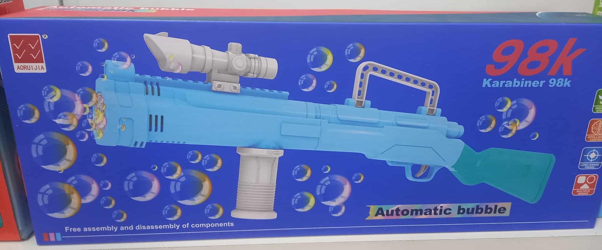 Pistolet à Bulles Automatique "Tactical Bubble Blaster"