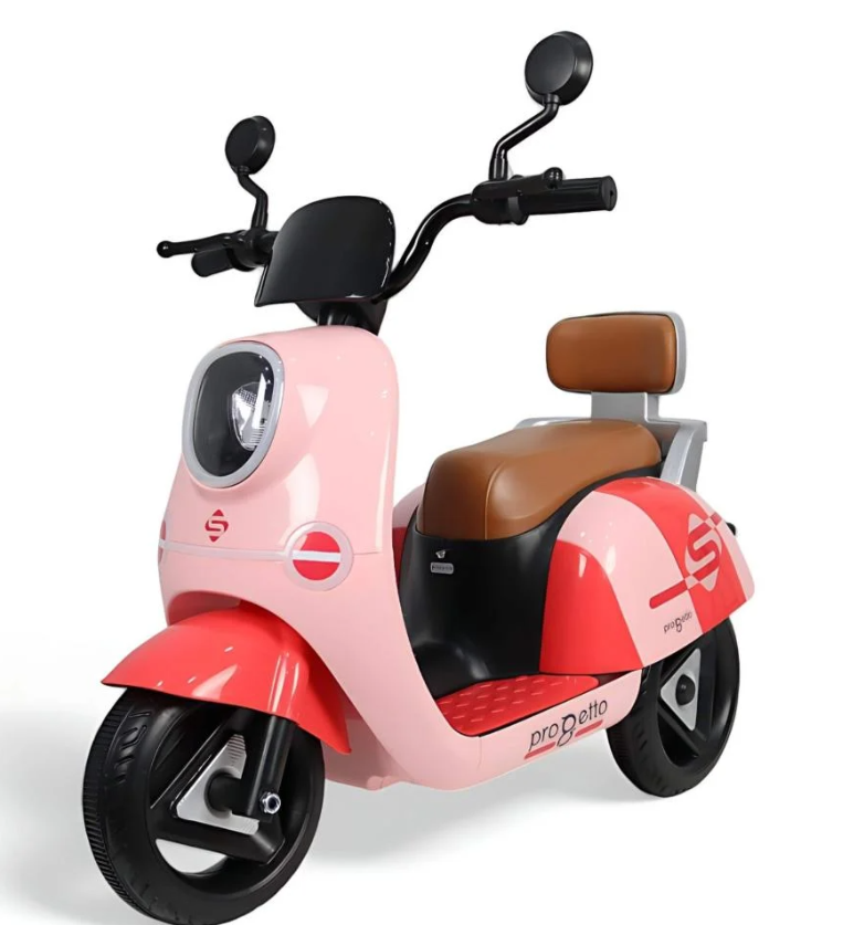 Moto Électrique Enfant "Progetto" - Style Vespa Rétro