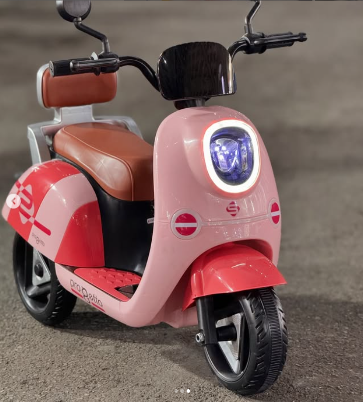 Moto Électrique Enfant "Progetto" - Style Vespa Rétro