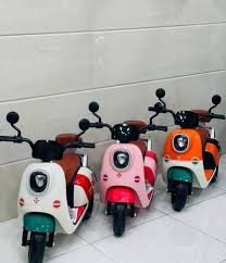 Moto Électrique Enfant "Progetto" - Style Vespa Rétro