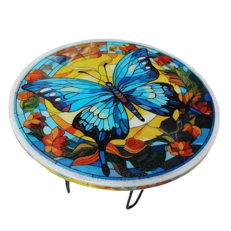 Table de coin Papillon
