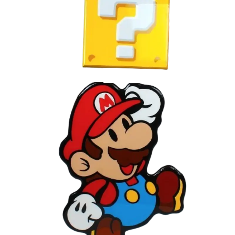 Tableau artisanal en résine époxy – Design MARIO