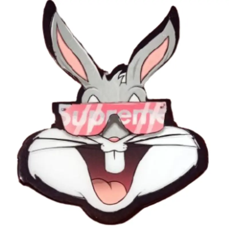 Tableau artistique en résine – Bugs Bunny & culture street (inspiration Supreme)