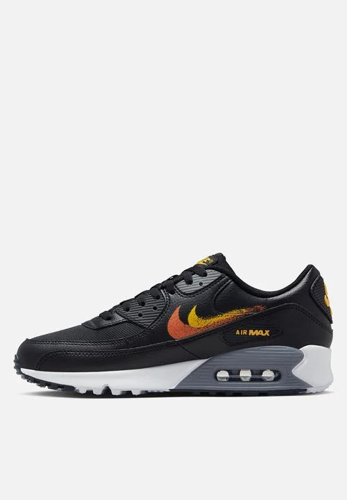 Air Max 90 "Black/Safety orange"