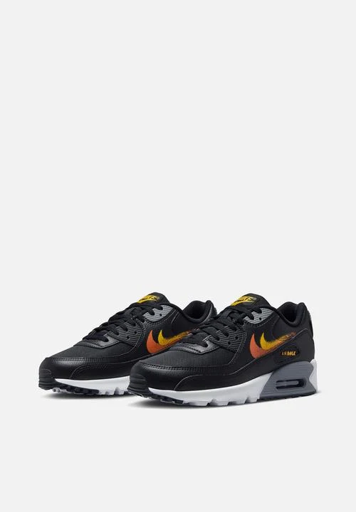 Air Max 90 "Black/Safety orange"