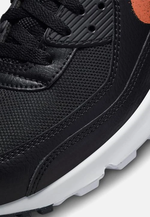 Air Max 90 "Black/Safety orange"