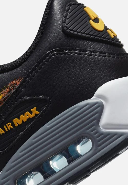 Air Max 90 "Black/Safety orange"