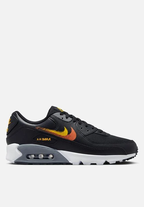 Air Max 90 "Black/Safety orange"