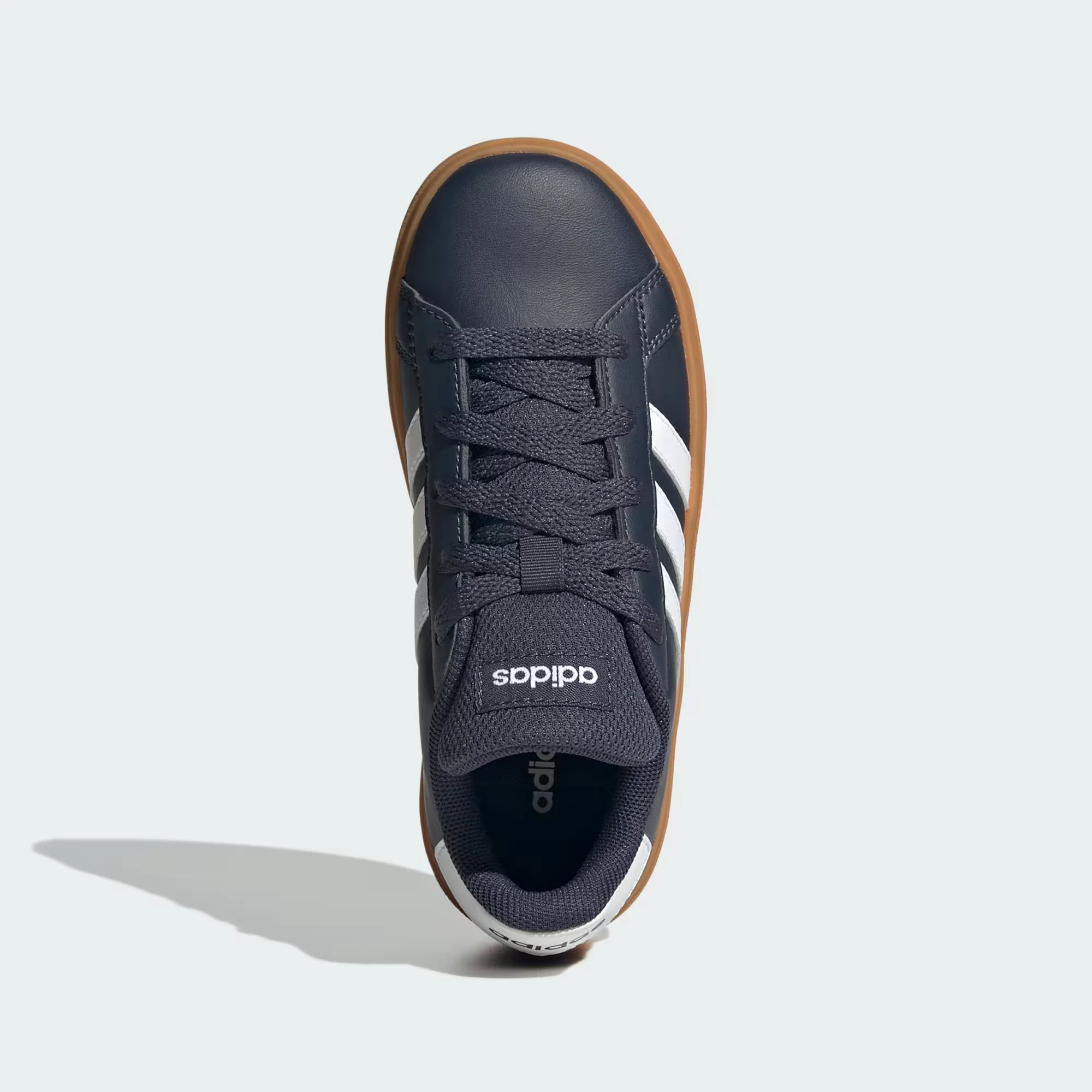 Grand Court Lifestyle Lace-Up Tennis Shoes "Shadow Navy"