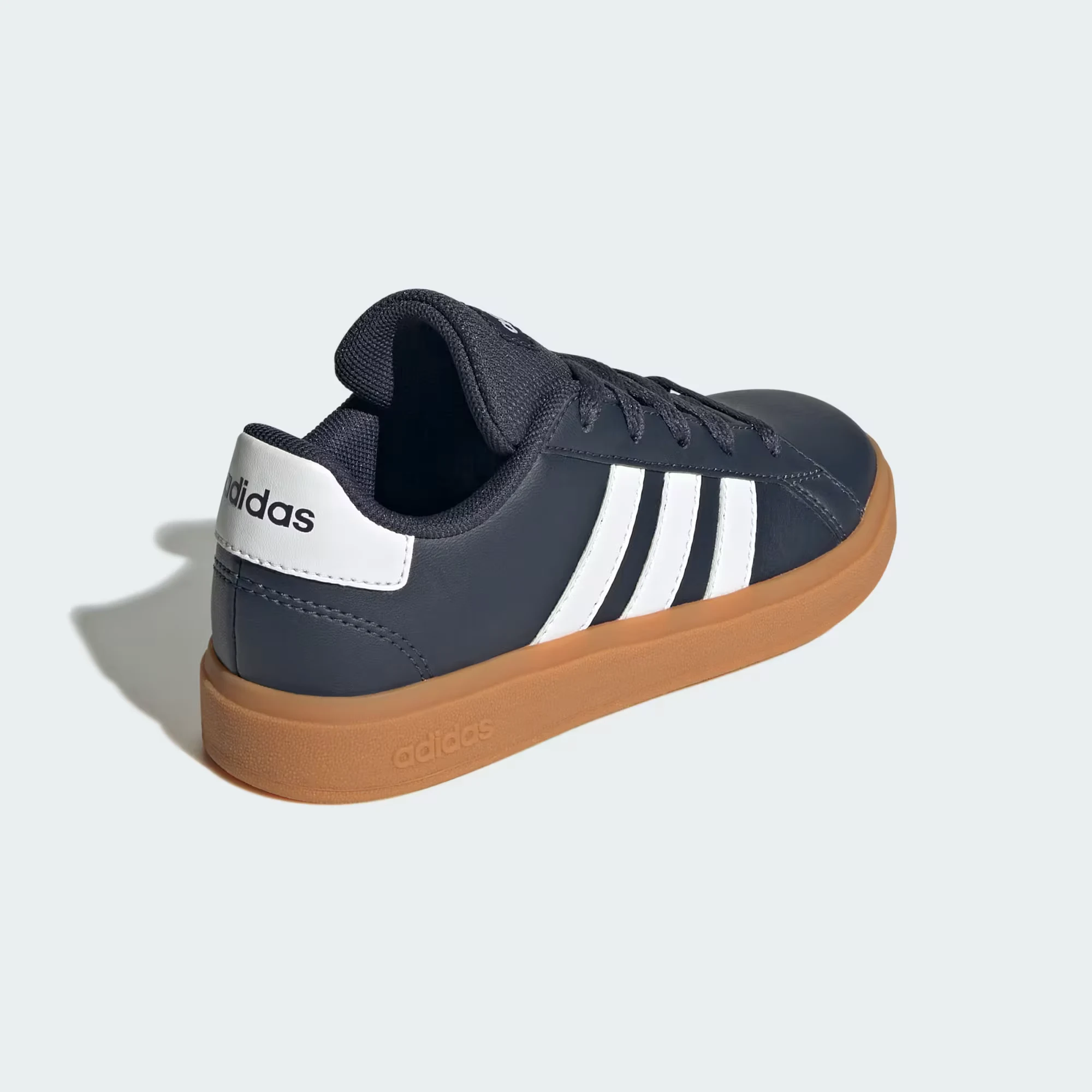 Grand Court Lifestyle Lace-Up Tennis Shoes "Shadow Navy"