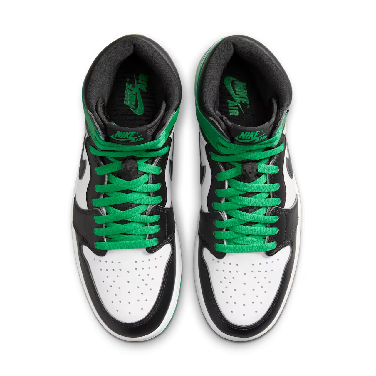 Air Jordan 1 High "Black and Lucky Green"