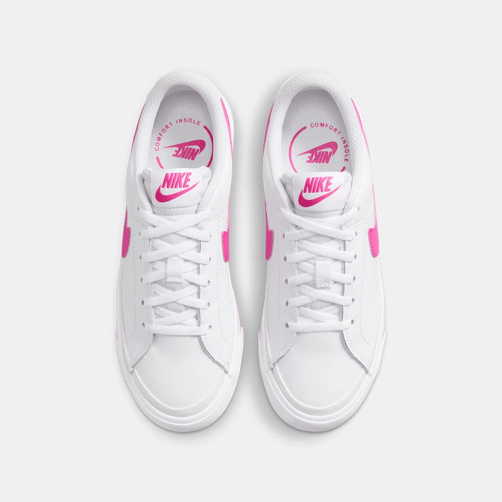 Nike Court Legacy GS 'White Laser Fuchsia'