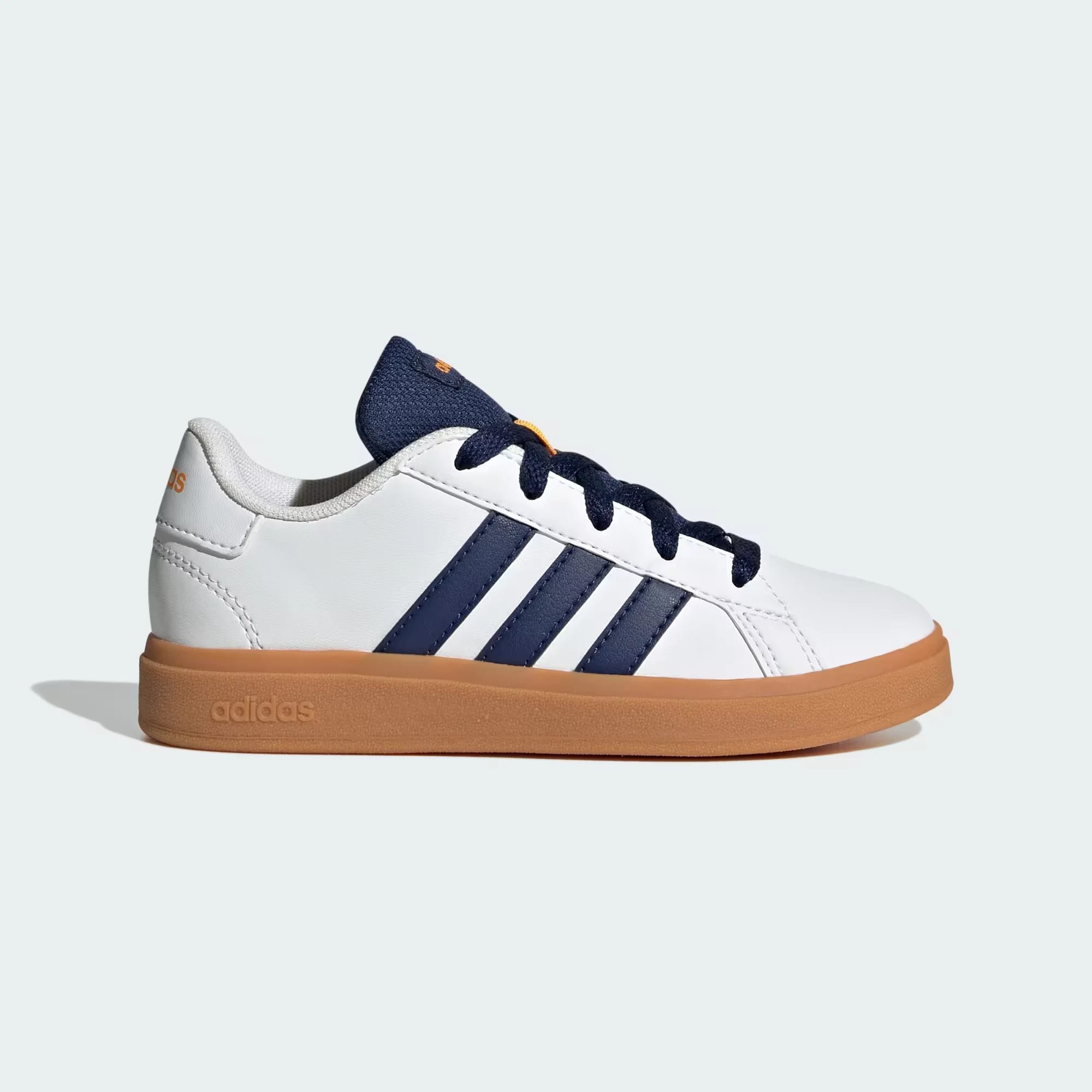 Grand Court Lifestyle Lace-Up Tennis Shoes "Cloud White"