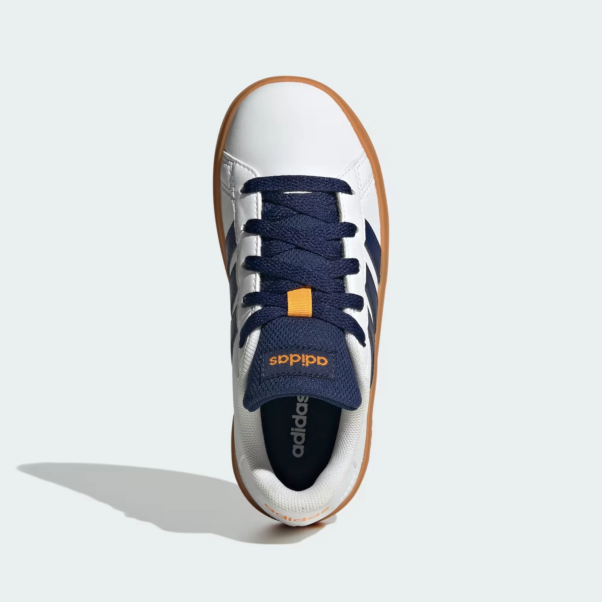 Grand Court Lifestyle Lace-Up Tennis Shoes "Cloud White"