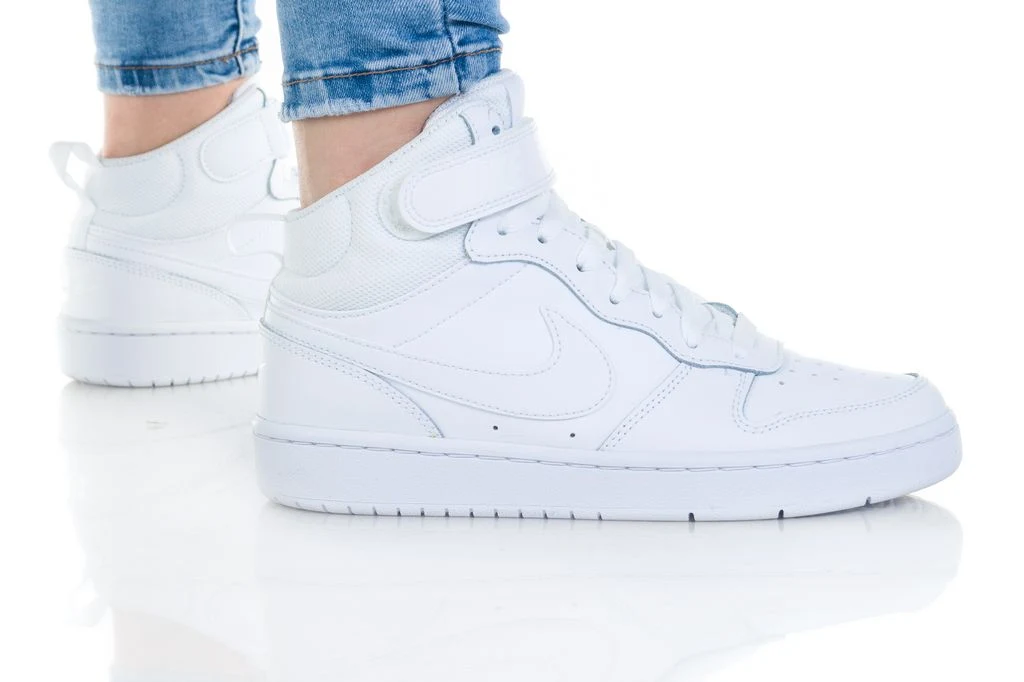 Nike Court Borough Mid 2 White (GS)