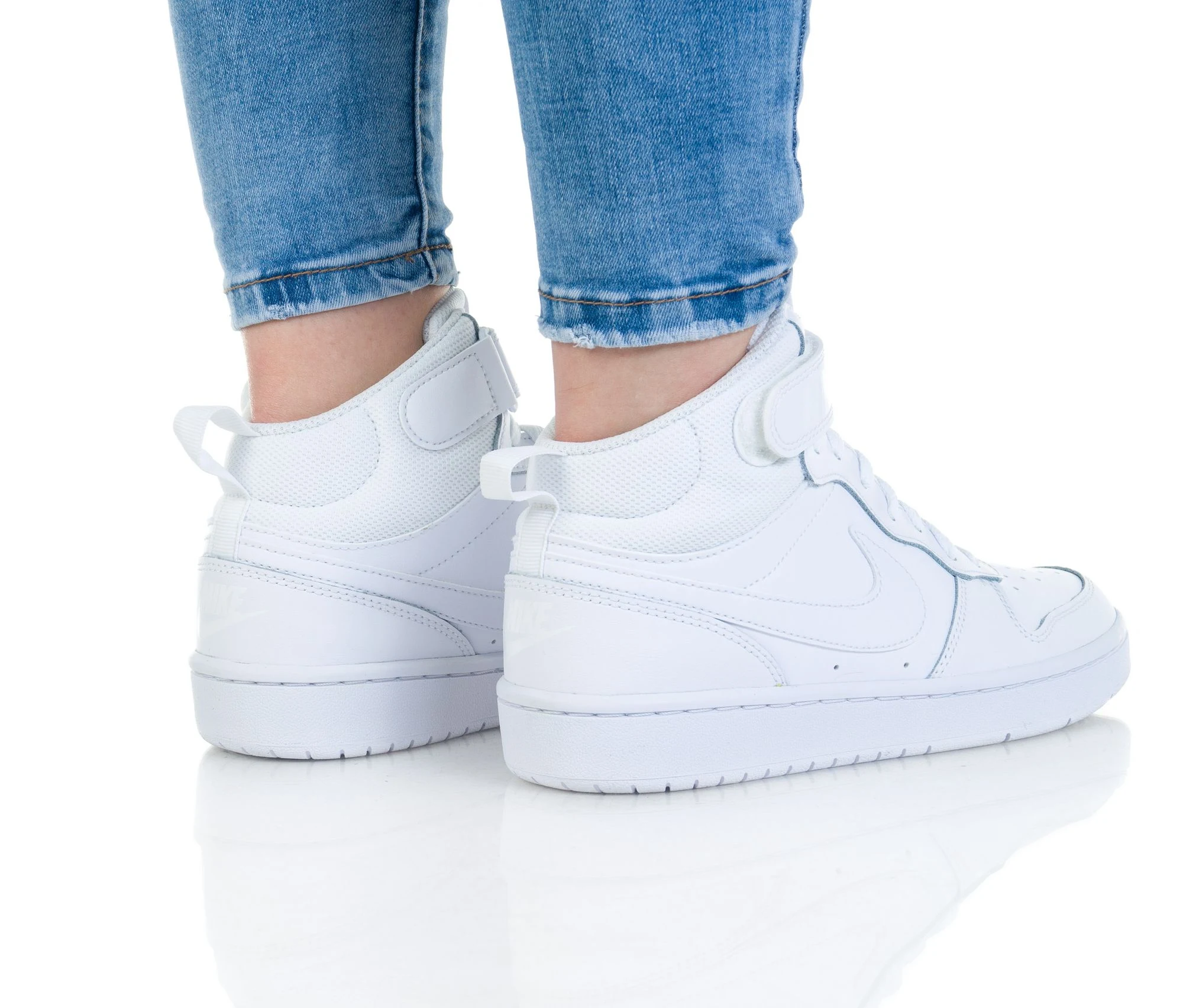 Nike Court Borough Mid 2 White (GS)