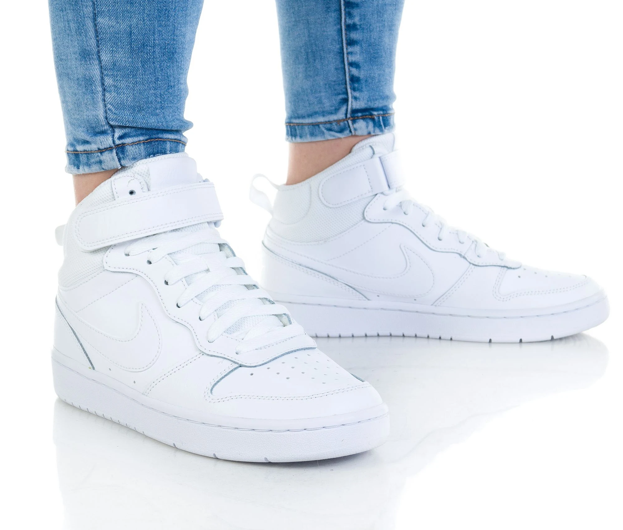 Nike Court Borough Mid 2 White (GS)